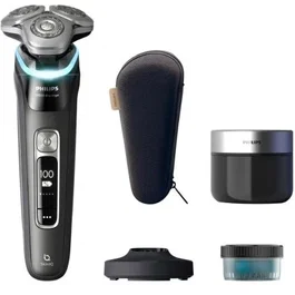 Philips Afeitadora XP9200/30 i9000 Prestige con Tecnología SkinIQ, Wet & Dry, Carga Rápida, Cabezal Flexible 360°, Incluye 4 Accesorios